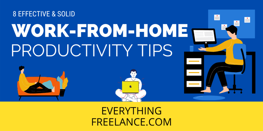 productivity tips for working from home