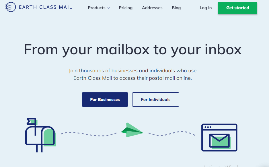 earth class mail homepage