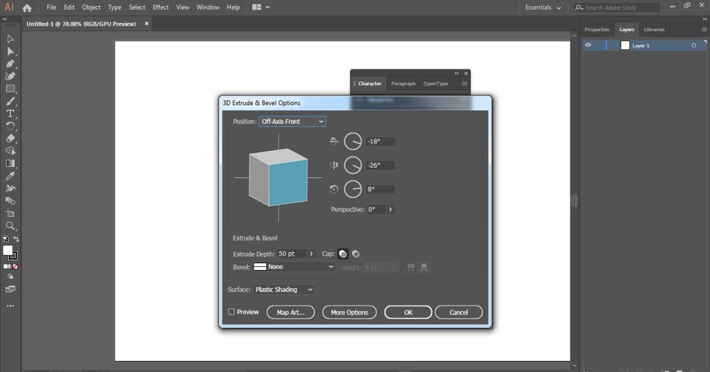 Adobe Illustrator designing tool