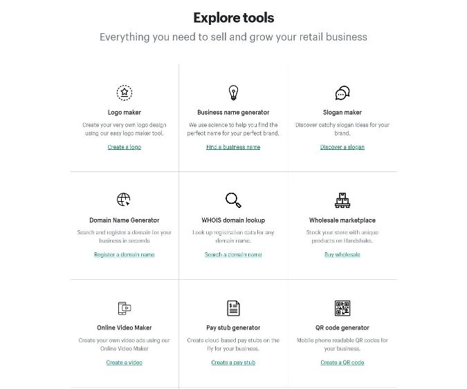 shopify business tool features