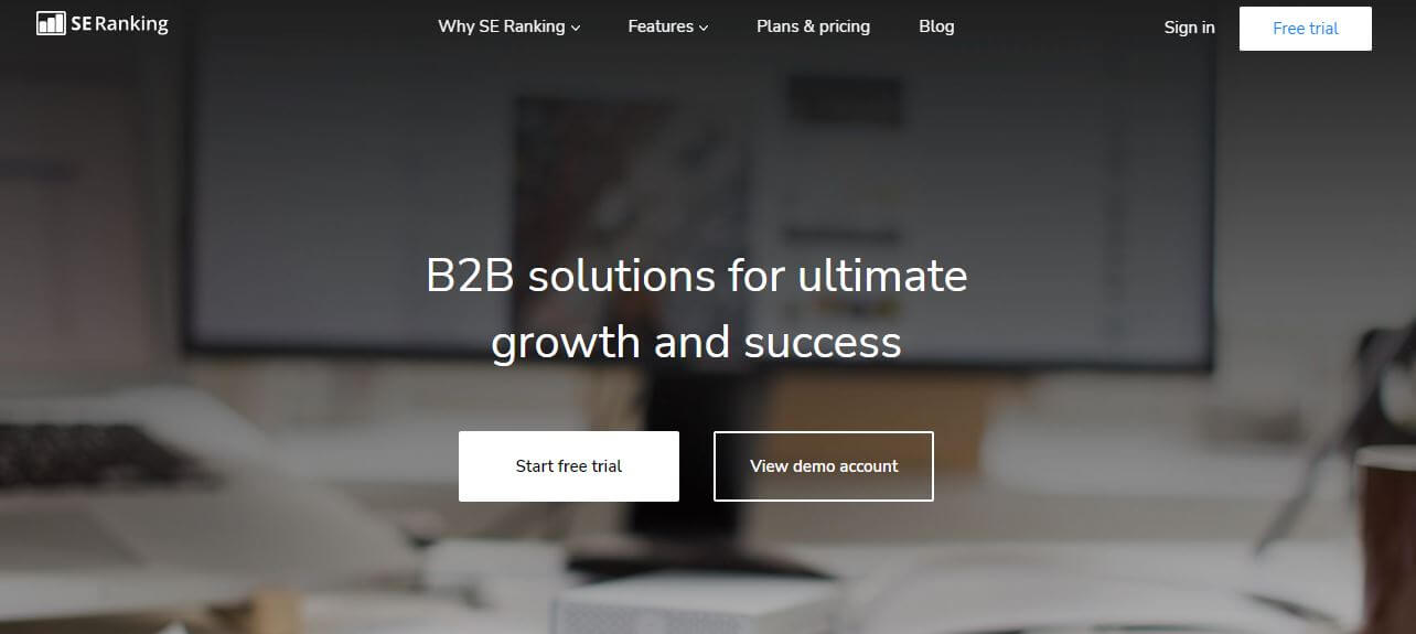 SE Ranking B2B features